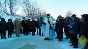 Чин Водосвятого молебна Крещение 2014 г. Храм Святителя Василия Великого. Фото Натальи Мильковой.